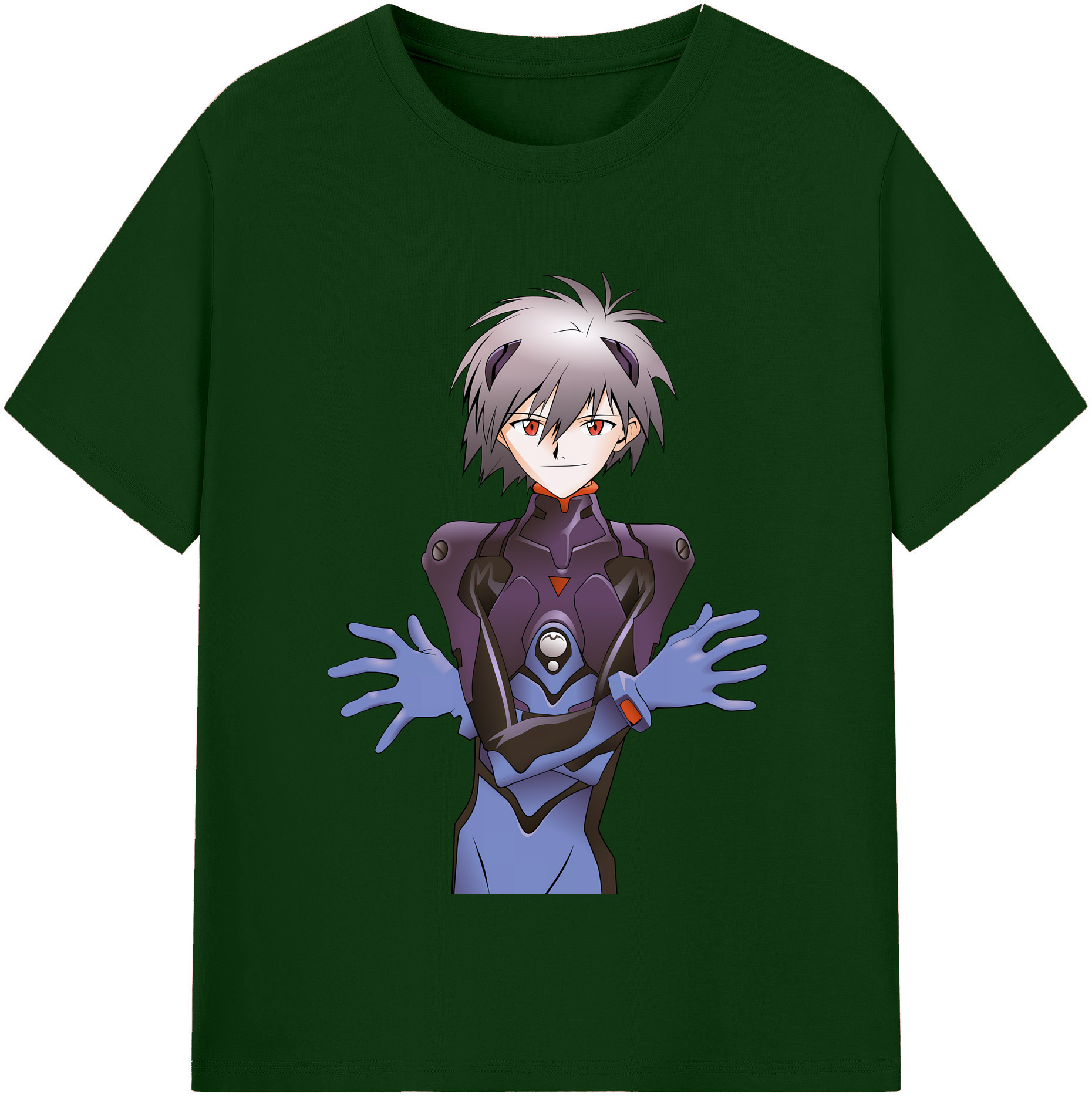 （画像用） EVA 新世紀エヴァンゲリオン 綿100％半袖Tシャツ（フロントプリント）